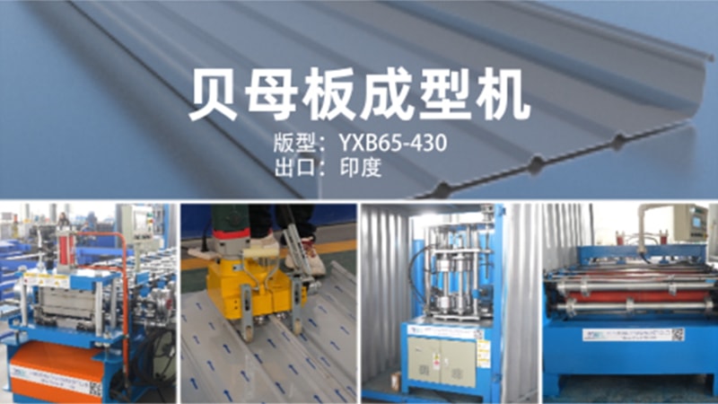 出口印度YXB65-430貝母板成型機(jī)